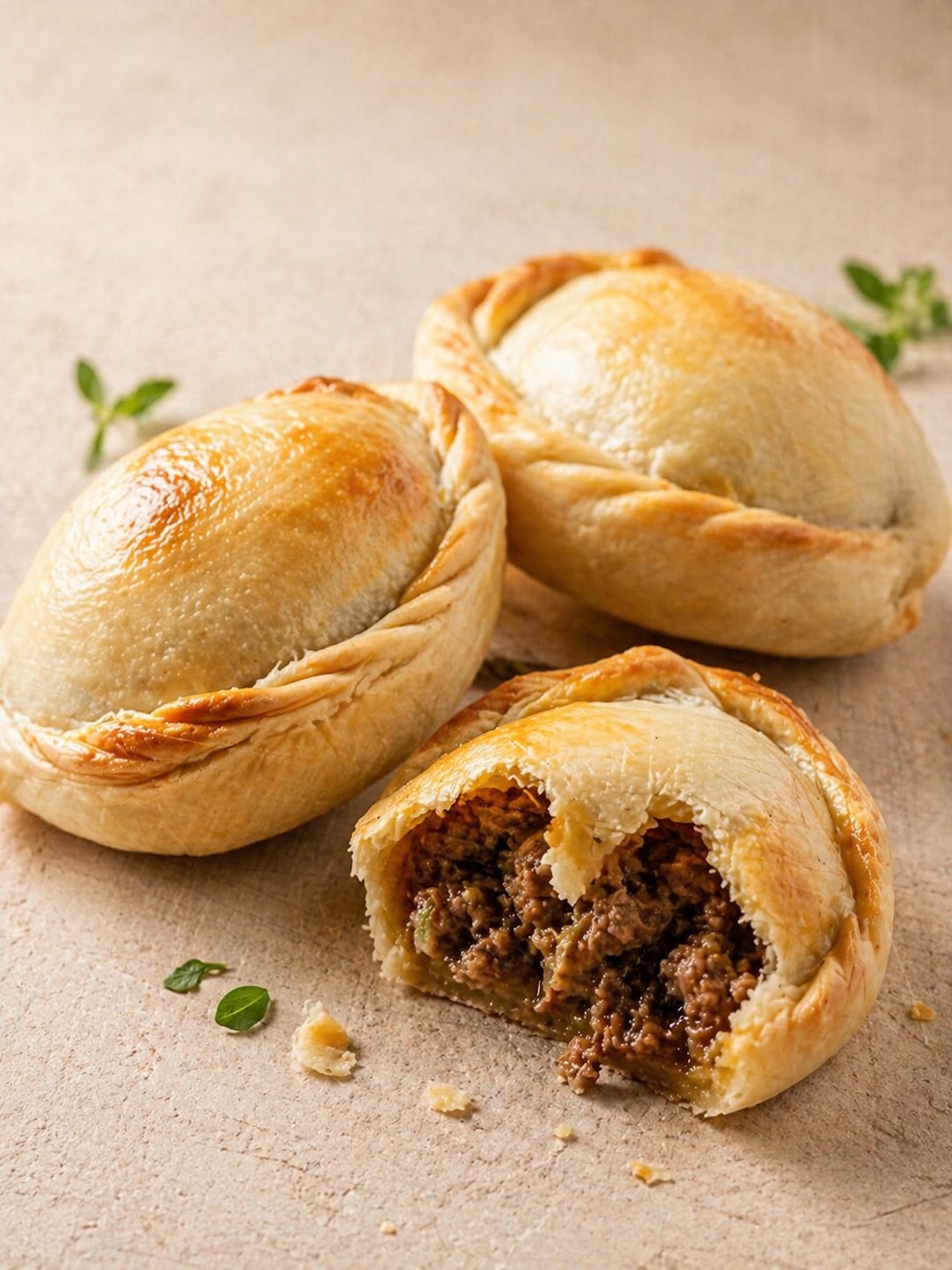 Empanadas argentinas artesanales horneadas — masa tierna y relleno generoso