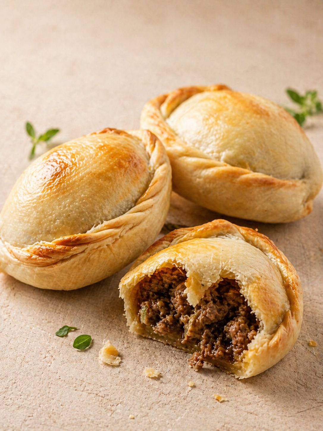 Empanadas argentinas artesanales horneadas — masa tierna y relleno generoso